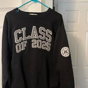 Black Crewneck Sweater - Class of 2025